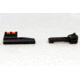 Williams Gun Sight Target Pistol Sights, Browning Buckmark, Rear Sight Length Over 1in, Green/Red, 70231
