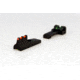 Williams Gun Sight Target Pistol Sights, Browning Buckmark, Rear Sight Length Over 1in, Green/Red, 70231