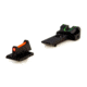 Williams Gun Sight Target Pistol Sights For Ruger GP100, Green/Red, 70958