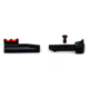 Williams Gun Sight Target Pistol Sights For Ruger New Model Single Six, Green/Red, 70960