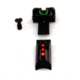Williams Gun Sight Target Pistol Sights For Ruger New Model Single Six, Green/Red, 70960
