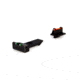 Williams Gun Sight Target Pistol Sights, Ruger GP100, Green/Red, 70958
