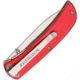 Winchester Knife 6.75'' Oal Ss /red Aluminum Handle W/clip