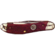 Winchester Knives 30.30 Cartridge Shield Series Three Backspring Whittler Folding Knife,3.75in,3 Blade,Burnt Orange Bone Handle W 18 39049-BO