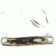 Winchester Knives 4in, 3 Blade Stockman w/ Stag Delrin Handle and Winchester Oval Stamped Shield, Box W 40 14086 B