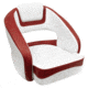 Wise Hurley LE Bucket Seat, Brite White/Dark Red, Large, 3335-0032