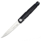 WithArmour Stark Linerlock Black Folding Knife, 3.5 satin finish D2 tool steel blade, Black G10 handle, WA-094BKG