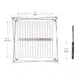 Wolf And Grizzly Grill w/ FireSet, Stainless Steel, WG-GRL-mM1-vWFS