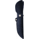 Wood Jewel Child's First Knife, 7.25in Overall, 3in Carbon Steel Blunt Tip Blade, Blue Plywood Handle, Leather Sheath, 23PP_ENSI BLUE
