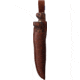 Wood Jewel Fixed Blade Knife Set, Carbon Steel Blades, Brown Plywood Handle, 23AVKR