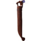 Wood Jewel Vuolu Fixed Blade Knife, 8.13in Overall, 3.75in Carbon Steel Blade, Curly Birch Handle, Leather Sheath, 23VI