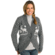 Woolrich Holiday Reindeer Sweater - Womens-Grey Heather-Small