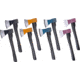 WOOX Thunderbird Throwing Axes, 8 Pack, 4in, Carbon Steel, Black, Hickory Wood Handle, BUAXE040SET