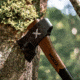 WOOX FORTE Axe, Black/Wood, BU.AXE003.01
