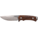 WOOX Rock 62 Fixed Blade Knife, 4.25in, Sleipner Steel, Full Tang Blade, Walnut Plain Handle, BUKNF00103