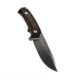 WOOX Rock 62 Fixed Blade Knife, 4.25 in, Drop Point, Stonewashed, Sleipner Steel Blade, Engraved German Micarta Handle, BU.KNF001.06