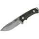 WOOX Rock 62 Fixed Blade Knife, 4.25 in, Drop Point, Stonewashed, Sleipner Steel Blade, Plain German Micarta Handle, BU.KNF001.07