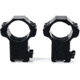 Wulf Optics Match Rifle Scope Rings, High, 09-11 mm, Black, 1, WU5017
