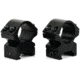 Wulf Optics Match Rifle Scope Rings, Medium, Picatinny, Black, 1, WU5009