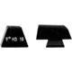 XS Sight Systems DXT Standard Dot Pistol Sight, Beretta 92 Vertec, 92A1, Matte Black, Standard, BE-0007S-6
