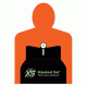 XS Sight Systems DXW Standard Dot for FNS40, 40C, FNX40, Tritium Front, White Stripe Fitted Rear FN-0002P-4
