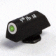 XS Sight Systems DXW Standard Dot for Glock 42 &amp; 43, Tritium Front, White Stripe Rear GL-0003S-4