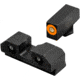 XS Sight Systems R3D 2.0 Sight, Glock STD. HT. 17,19,22-24,26,27,31-36,38, Orange, GL-R201P-6N