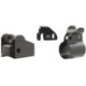 XS Sight Systems Winged Ghost Ring w/Banded Standard Dot White Front Sight, Mossberg 500, 590, Std Bbl, Matte Black, Standard, MB-1002-1