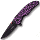 XTS FF A006PEL Folding Knife, Purple FF A006PEL