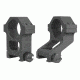 Yankee Hill Machine Offset Combo Scope Ring Set Tall/Offset One Inch Weaver Matte Black