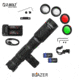 Z-Bolt Blazer LEP Weapon Light Laser - Dual Fuel - 18650, CR123A, FDE, LEP-18650-FDE-PHCF