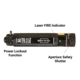 Z-Bolt Infrared Dot Laser Designator, Civilian Legal, 1.000 Meter Range,FDA CLASS 1, 4 Pcs Kit, Coyote Brown, MARK-1ir-KIT-4-SP-CB