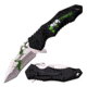 Z-Hunter Folding Blade, 3.5in, Stainless Steel Blade, Black Anodized Aluminum Handle ZB-110BG