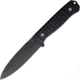 ZA-PAS Knives VENI Fixed Blade Black, ZPKVN1BK