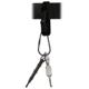 Zak Tool Key Ring Holder, Fits 1.75 in. Wide Belt, Black ZT54P