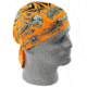 Zan Headgear Flydanna Orange Tribal Skull Z669