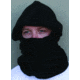 Zan Headgear Balaclava Clench Front Black Fleece WB114CF