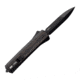 Zastava Arms USA A7 Automatic Folding Knives, 3.6in, Titanium-Coated S35VN, Spear Point, Black Wood Handle, ZA7BTS