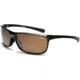 Zeal Optics Backyard Sunglasses, Black Gloss Frame and Polarized Dark Grey Lens 10060