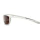 Zeal Optics Backyard Sunglasses, White Gloss Frame and Polarized Dark Grey Lens 10059