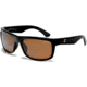Zeal Optics Essential Sunglasses, Black Gloss Frame, Copper Lens, 10001