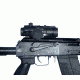 Zenit PK-01 V Red Dot Rifle Weapon Scope w/ Weaver and AK Side Mount, Black, GSPK01V