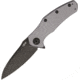 Zero Tolerance Linerlock A/O Folding Knife,3.25in,Standard Edge,Black Stonewash,Titanium Handle ZT0770GRYBW