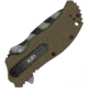 Zero Tolerance Assisted Opening Folding Knives, 3.2in, CPM-MagnaCut Stainless Steel, G10 Handle, OD Green, ZT0350OLTS