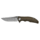 Zero Tolerance RJ Martin Kvt Folding Knife, Brown, 0609