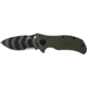 Zero Tolerance Strider Onion Assisted Folding Knife, 3-3/4in, Green, Serrated 0301ST