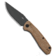 Zero Tolerance Zero Tolerance 0512 Automatic Knife Tan Micarta/Bronze Titanium 3.5" Bronze ZT, Bronze/Tan, CPM CRU-WEAR, adult, BHQ-209754