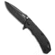 Zero Tolerance Zero Tolerance Hinderer 0566BWCF Assisted Opening Knife Carbon Fiber BlackWash, Black, Elmax, adult, BHQ-23214