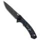 Zero Tolerance Zero Tolerance Sinkevich Frame Lock Knife Black/Blue FatCarbon 3.25" Damascus, Black/Blue, Damascus, adult, BHQ-213813