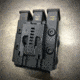 Zero9 Triple Mag Case Holster, Other 9mm/.40ACP, Tek-Lok, Plain Black, Z9-4008-BLK-TEK